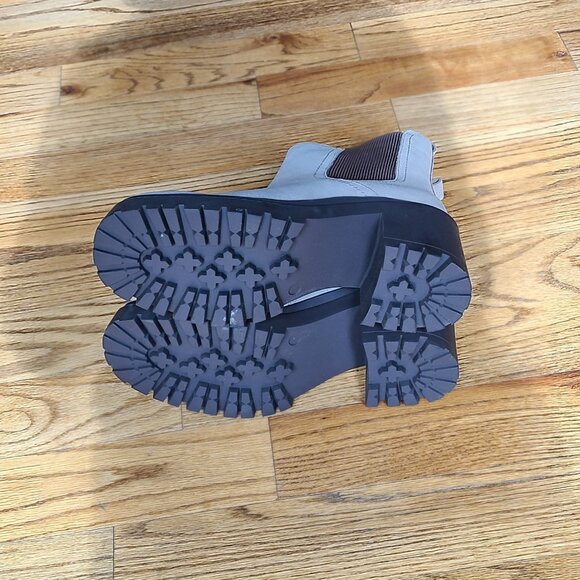 NEW Blondo Raquel Taupe Boots Womens Sz 10 Waterproof Suede Leather Ankle Bootie - Picture 15 of 16